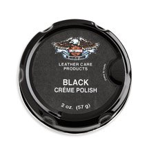 Harley-Davidson® Black Creme Boot / Shoe Polish. A blend of rich dyes and natural waxes. Black. Two 4 oz. tins. 99588-05V