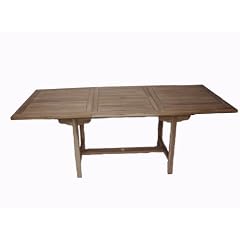 Java-Exclusiv 62310 Teak-Ausziehtisch, eckig, Teak, 140/200x75x90cm