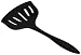 Orka Silicone Fish Turner, Black
