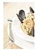 Fork Beside Plate of Seafood Pasta Photographic Print, 18 x 24