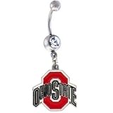 Ohio State Buckeyes Sexy Belly Navel Ring