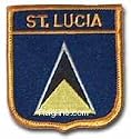 St. Lucia - Country Shield Patches