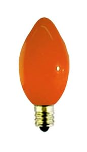 5 Watt C7 Orange Ceramic Replacement Bulb