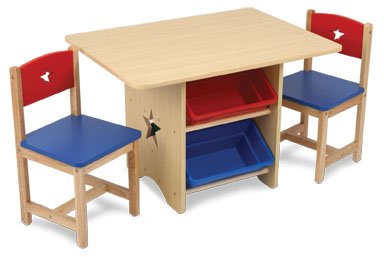 Kitchen: KidKraft Star Table and Chair Set