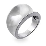Eve's Addiction Concave Sterling Silver Ring