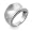 Eve's Addiction Concave Sterling Silver Ring, sterling-silver, 5