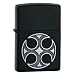 Zippo Lightrer Medieval Cross Emblem, Black Matte