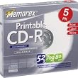 Memorex 5PK CD-R 80 WHITE PRINTABLE ( 32024729 )