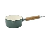 World Cuisine Green Enamel Cast-Iron Milk Pan [World Cuisine]