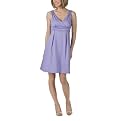 Mossimo Black Crossover V - Neck Empire Dress - Lavendar Fill