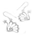 Tomas 925 Sterling Silver Beautiful Outline Peacock Charm Dangle Earrings ~ Comes Gift Boxed