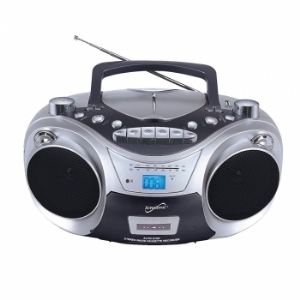Supersonic SC-709 Portable MP3/CD Player with Cassette Recorder, AM/FM Radio & USB Input