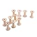 10pcs Empty Sewing Spools Natural Color Wooden Sewing Bobbins Sewing Thread Ribbon Holder Wire Rope Chain Thread Roll 1.85 x 1.22