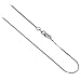 10 KT White Gold 0.9 MM Snake Chain 10K 16" 18" 20" 22" 24" Necklace