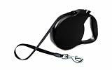 Flexi Explore Large Corded Leash for Dogs Up to 110-Pound, Black, 26-Feet