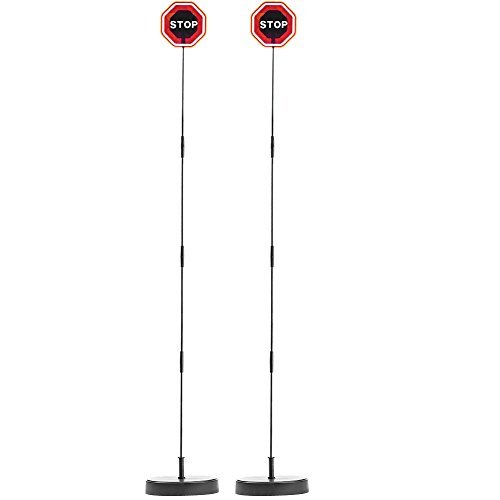 (set of 2) smart parking led garage flashing warning stop sign - …