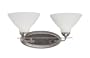 Thomas Lighting M1582-41 Regatta Two-Light 20-Inch W by 9-Inch H Bath Light, Satin Pewter
