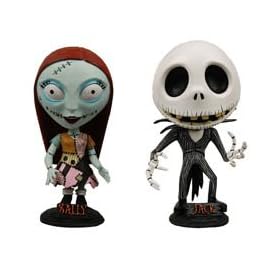 Nightmare before Christmas Wackelkopf-Figuren Doppelpack Jack und Sally 20 cm