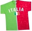 ITALY - Flag - Tie Dye / Soccer T-Shirt T-shirt