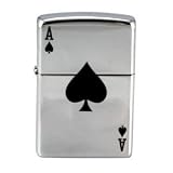 Health & Personal Care : Zippo Lighter Lucky Ace, High Polished Chrome