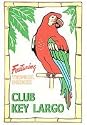 Club Key Largo Tin Sign [Toy]