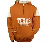 Texas Longhorns Quarter Zip Hooded Fleece