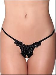 Bare Down There Crotchless G-String