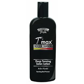Hawaiian Tropic Tan Max Indoor Tanning Deep Tanning Salon Lotion, 8-Ounce Bottles (Pack of 2)