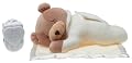 Prince Lionheart Original Slumber Bear with Silkie Blanket - Beige