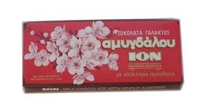 Milk Chocolate with Almonds (ion) 100g by parthenonfoods.com