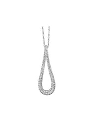 14K White Gold Diamond Pendant - 1.00 Ct. -- LIFETIME WARRANTY