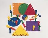 Lauri MULTI-ACTIVITY SHAPES 6 Shapes, 1 Game Die, 20 Pegs & 6 Laces