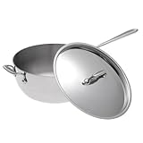 All-Clad Stainless 5-1/2-Quart Saucier Pan