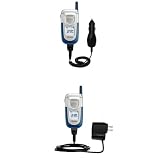 Essential Kit for the Samsung RL-A760 - includes Car and Wall Charger with Rapid Charge Technology - Gomadic Brand w/ TipExchange Technology