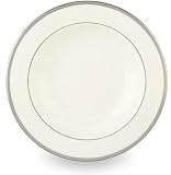 Lenox Columbus Circle Platinum Banded Bone China Rice Bowl/Rim Soup