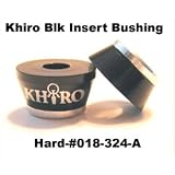 Khiro Insert Bushing Alum. Black Hard Top/Bottom