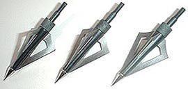Last Punch Pack of 3-3 Blade Broadheads 150 Lb Crossbow