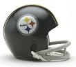 Pittsburgh Steelers 1963-76 2-Bar Throwback Replica Mini Helmet - Football Sports Merchandise