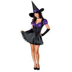 Rubies 2 56097 - Damenkost�m Storybook Witch (eingesetzte Satinbluse, Hexenhut, Handschuhe)