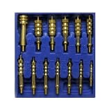 Dac Technologies Assorted Solid Brass Jag Set 13 Pieces 17 Through 45 Cal Black Powder