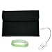 New 3 Item Amazon Kindle 2 Accessorie Kit Includes: Black Carrying Sleeve + A White LED Reading Light + A Live*Laugh*Love Wrist Band!!!
