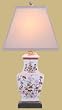 Hand Painted High End Quality - 24" Porcelain Vase Oriental Style Fine Table Lamp
