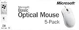 Microsoft BASIC OPTICAL MOUSE 5 PACK P58-00012
