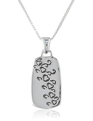 Sterling Silver "Mothers, Marvelous, Original, True Blue, Heaven Sent, Encouraging, Ray Of Sunshine" Reversible Pendant Necklace , 18"