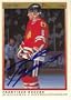 Frantisek Kucera, Chicago Blackhawks, 1991 O-Pee-Chee Premier Autographed Card
