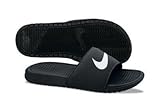 Nike Men's Benassi Swoosh Slide Sandal (10 D(M) US, Black)