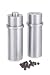 Kitchen & Housewares : Zack 20774 DIABOLO salt shaker + pepper mill Stainless Steel