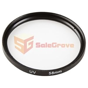 Body and Rear Lens Cap+58mm Uv Lens Filter for Canon Rebel T1i T2i T3i T3 Xs Xsi