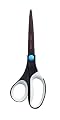 Scotch Precision Ultra Edge Non Stick Scissor, 8-Inch, Brown with Assorted Accent Colors (Dot Color Will Vary) (1468TUNS-MIX)