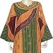 Womens Shalincraft Caftans Dress Long Sleeve Evening Gown Blue Size 4XL (kftn805)